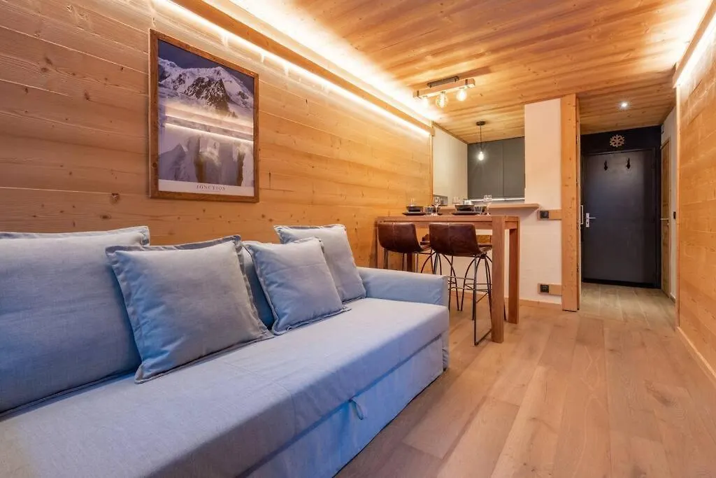 Chamois Blanc - Quiet Studio Close To The Town Centre - By Cozee Rentals Chamonix Francie